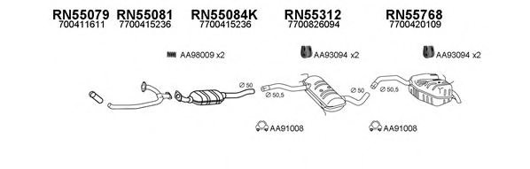 VENEPORTE 550452 Exhaust System